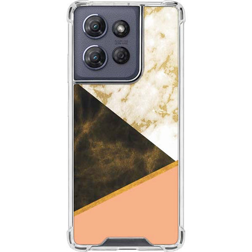 Colored Marble Moto G Power 5G (2025) Clear Case